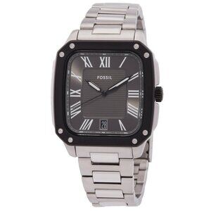 FX04871B NWT Fossil Fashion Men's Quartz Steel Authentic Watch
